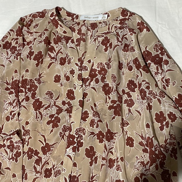 Bishop + Young  floral button front Eva blouse - Picture 2 of 3